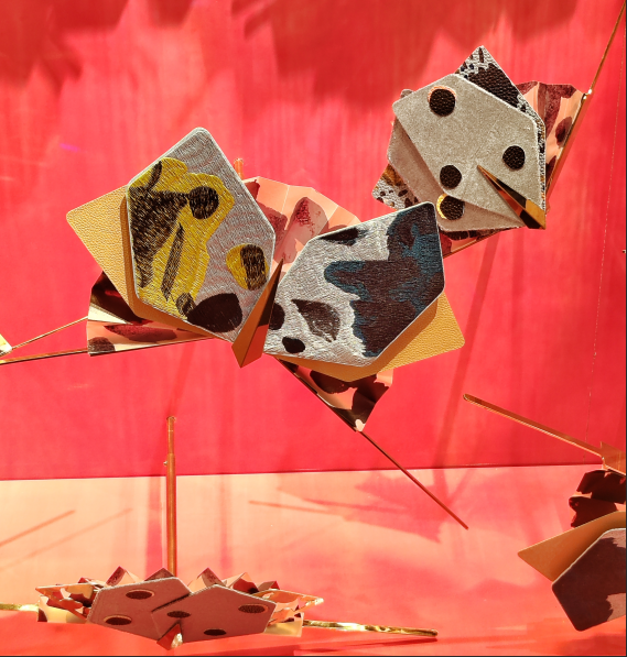 fendi 櫥窗展示、店鋪展示道具、品牌櫥窗展示